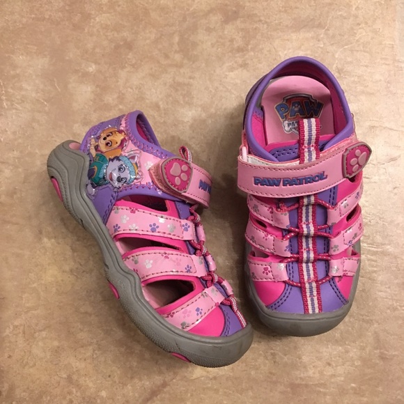paw patrol sandals with lights
